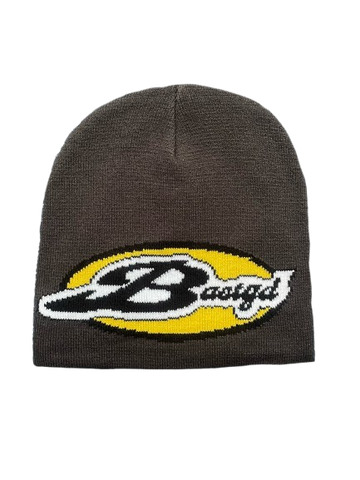 SATIN LINED BEANIE [DARK GREY]