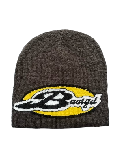 SATIN LINED BEANIE [DARK GREY]