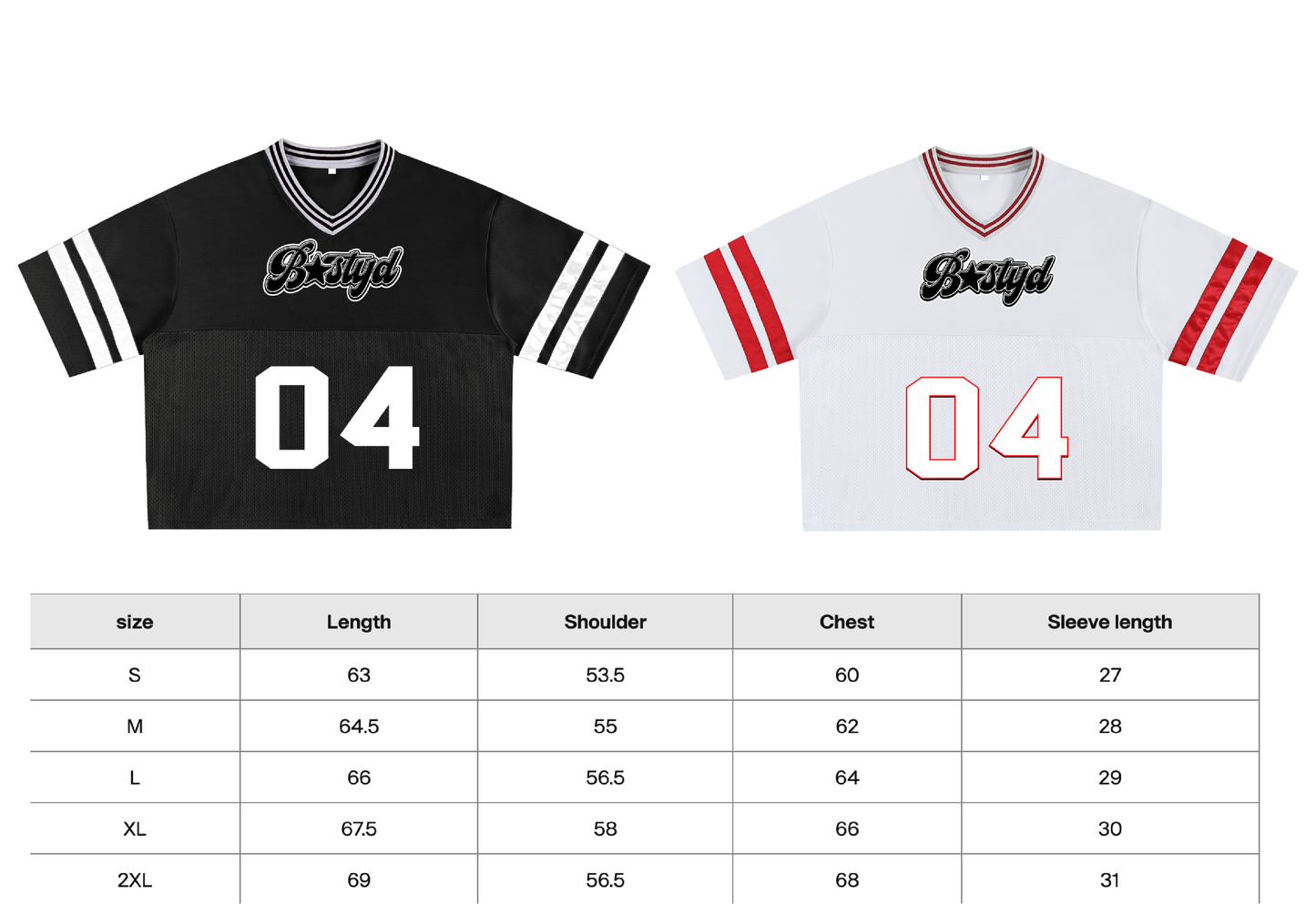04 BOXY JERSEY [BLACK/WHITE]