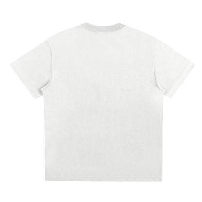 SIGNATURE LOGO WHITE T-SHIRT [RED]