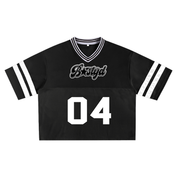 04 BOXY JERSEY [BLACK/WHITE]