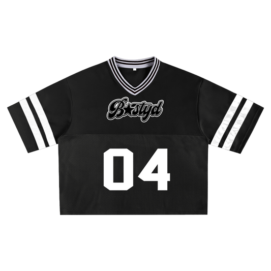 04 BOXY JERSEY [BLACK/WHITE]
