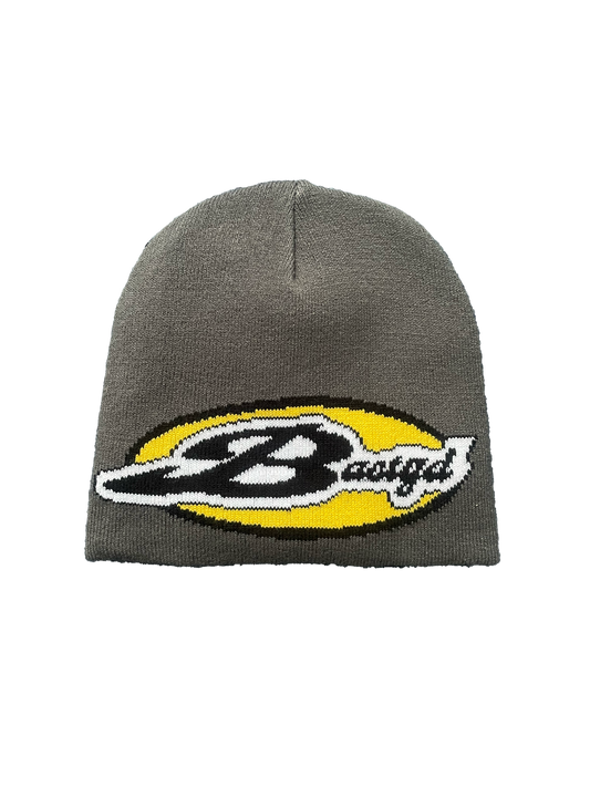 SATIN LINED BEANIE [ASH GREY]