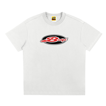 SIGNATURE LOGO WHITE T-SHIRT [RED]