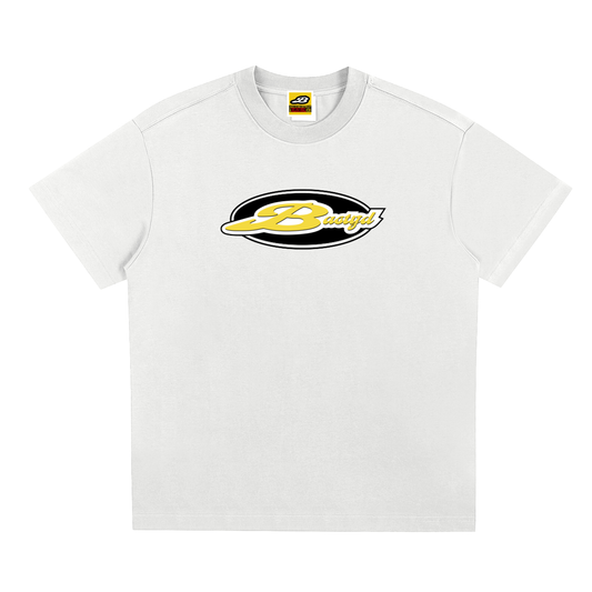 SIGNATURE LOGO WHITE T-SHIRT [YELLOW]